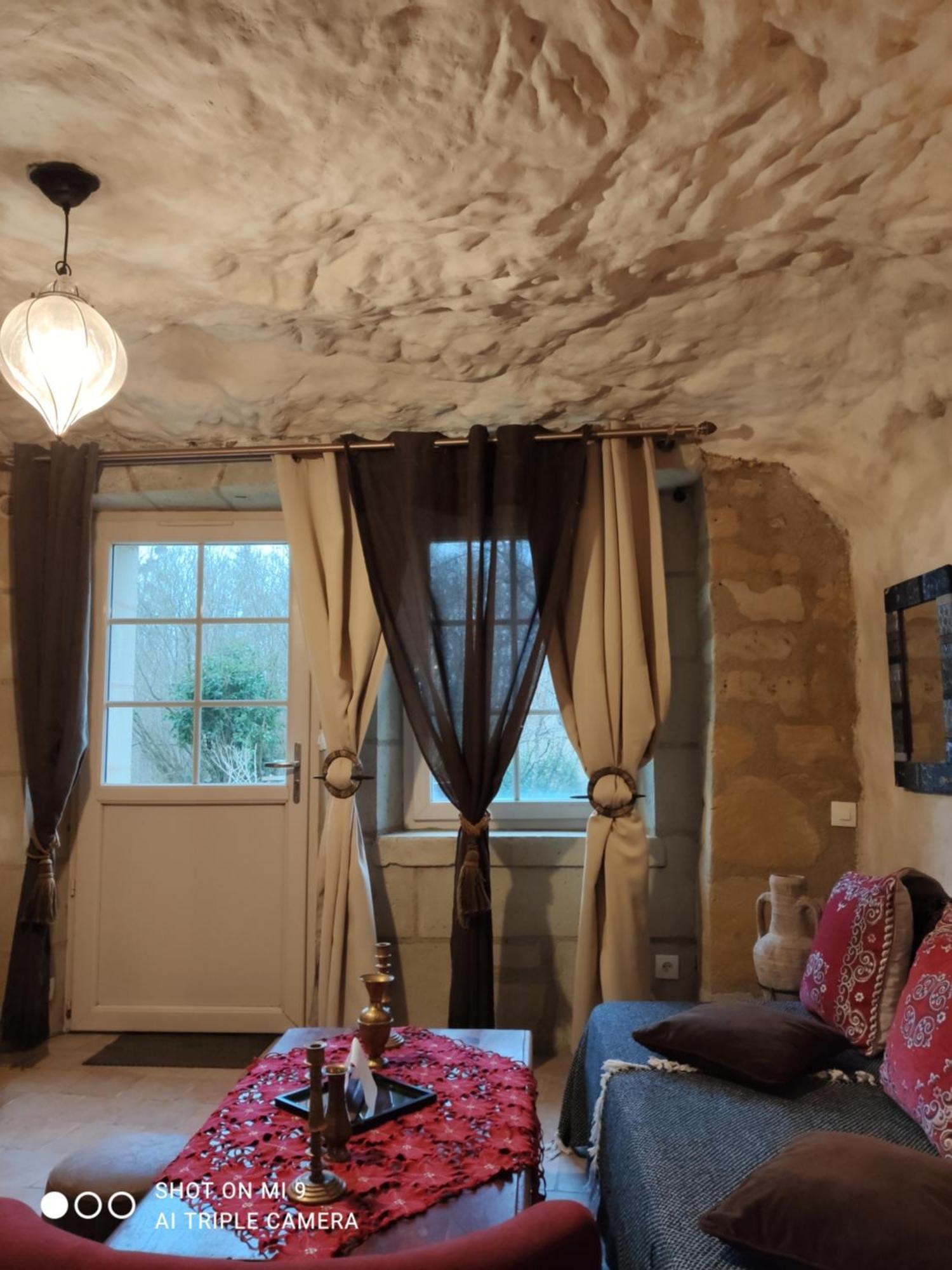 Troglodelice Bed and Breakfast Azay-le-Rideau Eksteriør billede