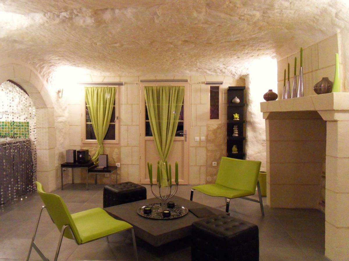 Troglodelice Bed and Breakfast Azay-le-Rideau Eksteriør billede